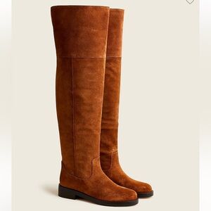J.Crew Suede over the knee Suede Riding Boots like new BA770 sz 9